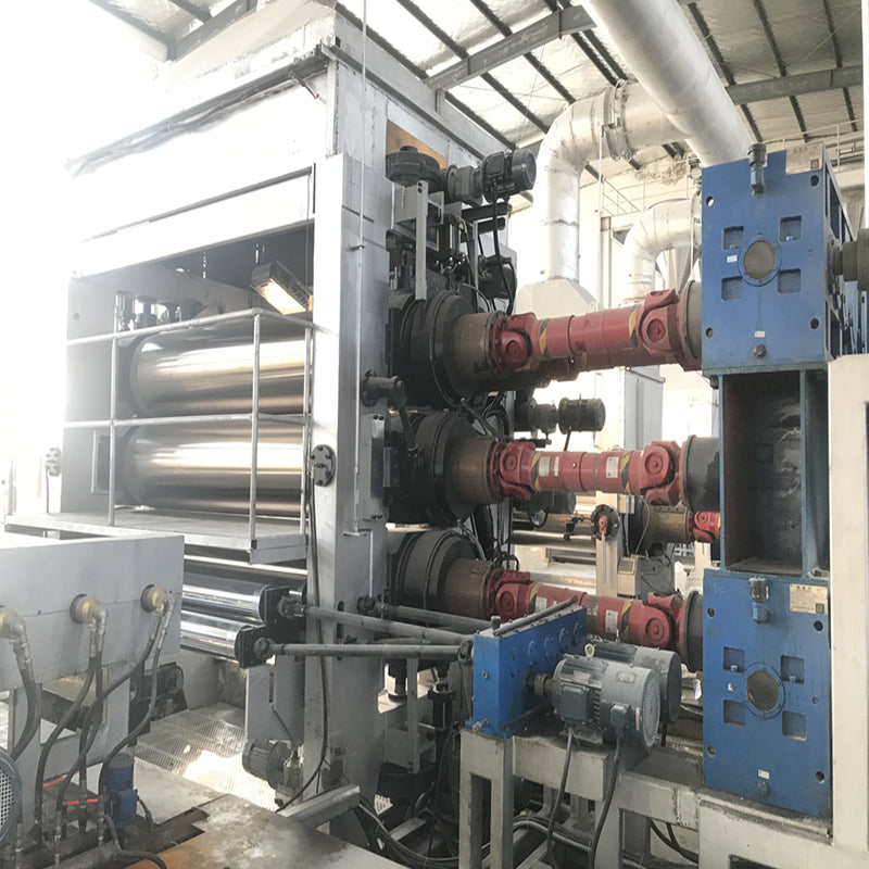 KEYING PVC film/sheet 4 Roll Calender Line  Precision hydraulic cutting machine for non-woven fabric production line,