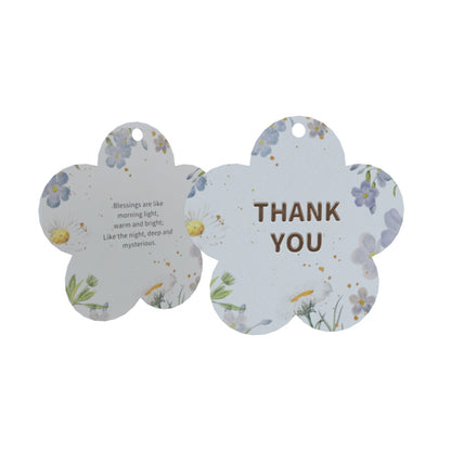 RANRAN Thank you card tags  Packaging decorative cards high appearance level