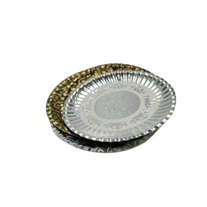 HAOXUAN Cake paper plate Festival gatherings, cake plates, disposable paper plates, high-end birthday queuing, disposable meal plates