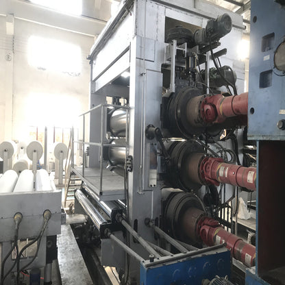 KEYING PVC film/sheet 4 Roll Calender Line  Precision hydraulic cutting machine for non-woven fabric production line,