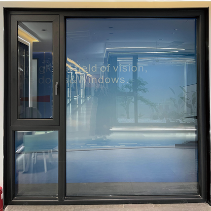 ZHONGPEI Aluminum alloy system window 108 outward opening series   Customized broken bridge aluminum alloy doors and windows, horizontally opened soundproof glass windows
