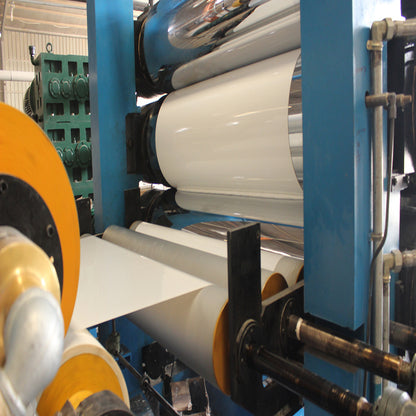 KEYING PVC film/sheet 3 Roll Calender Line  Precision hydraulic cutting machine for non-woven fabric production line,