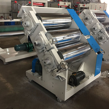 KEYING PVC film/sheet 3 Roll Calender Line  Precision hydraulic cutting machine for non-woven fabric production line,