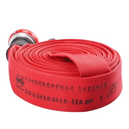 SIHAI Fire hose 20-80-25  Weave canvas pipe high temperature fire hose with valve