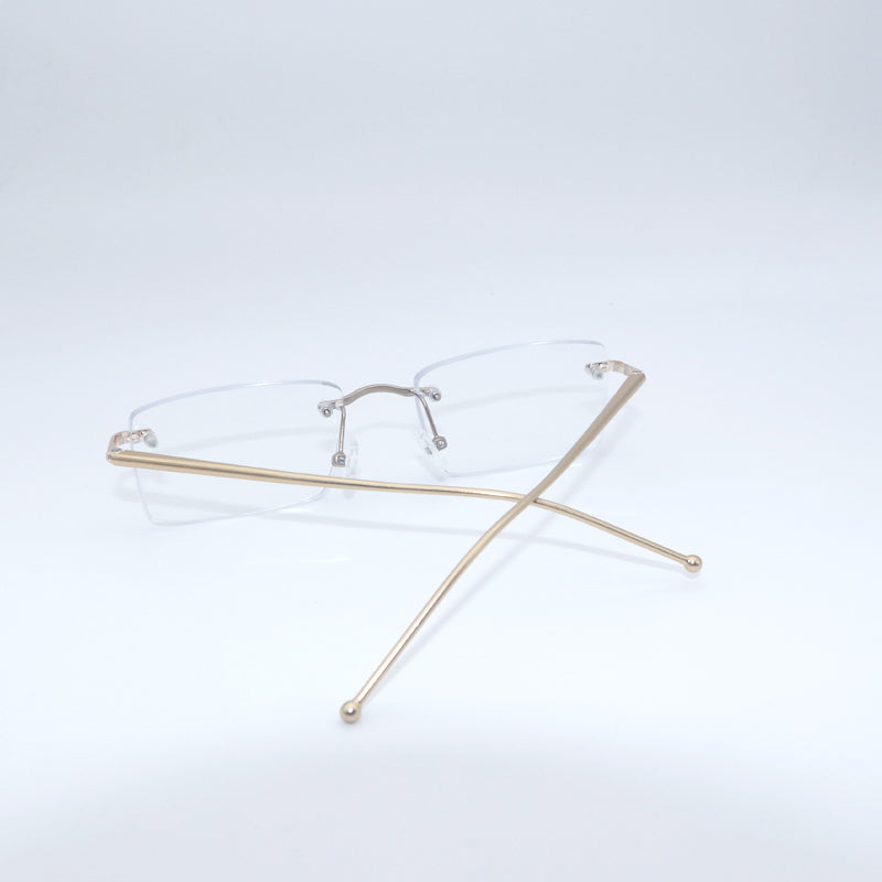 HONGSHENG Presbyopia anti-blue light men's new stylish rimless design ultra-light 2312  Fashion HD