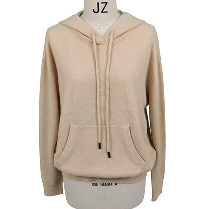 XINCHENG XC586a  Short sleeved wool sweater Hooded lazy sweater Hooded pocket drawstring sweater