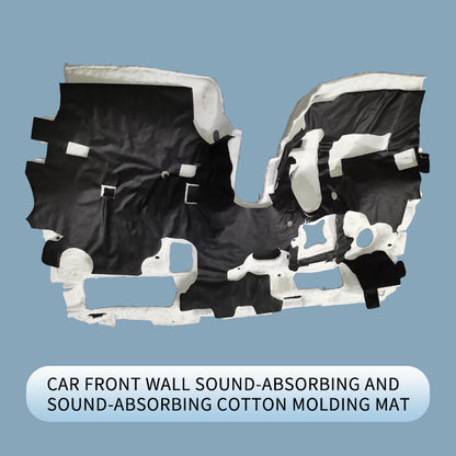 XIAODAO Automobile front wall sound insulation and sound-absorbing cotton molding mat HSF black series